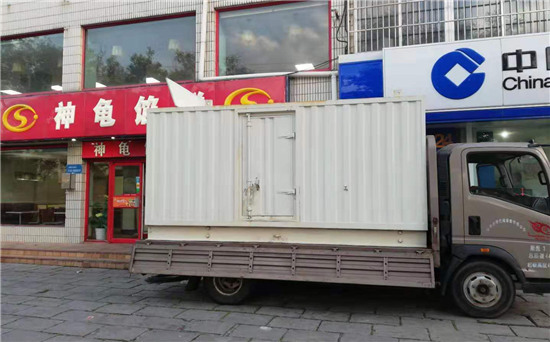 多祥镇出租发电机施工案例